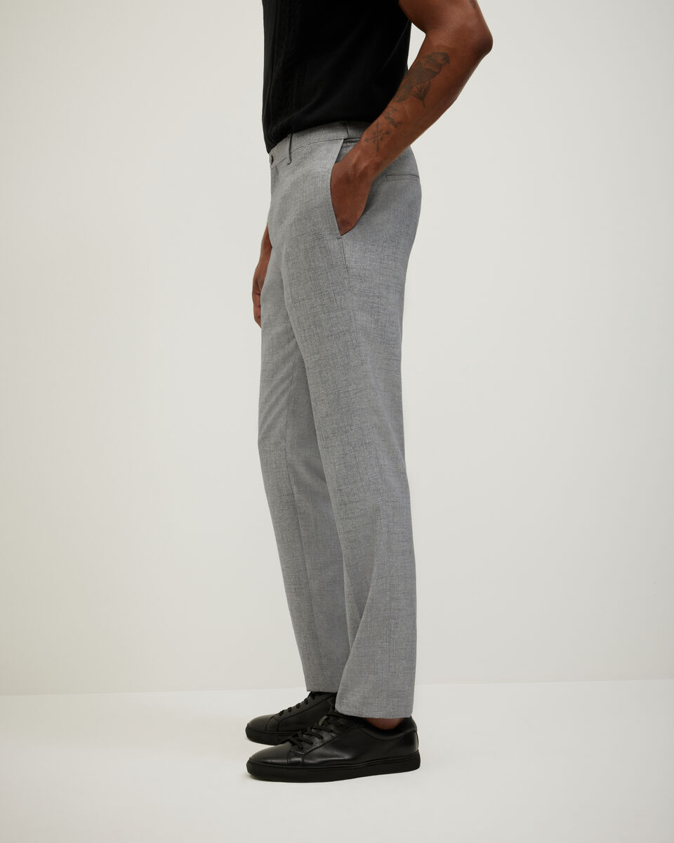 Textured Tailored Pant, Light Grey, hi-res